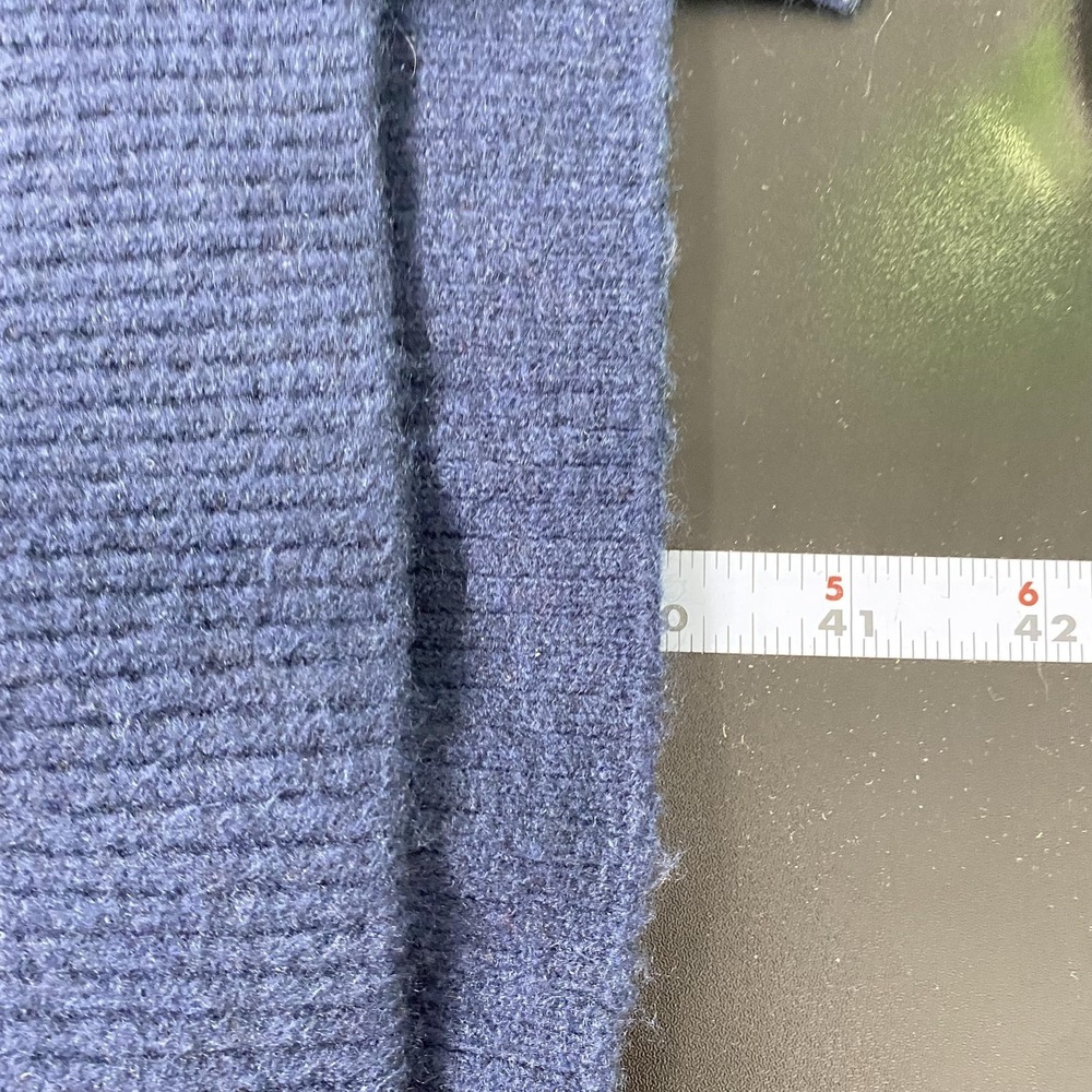 NWT LOFT Cardigan Sweater Womens Medium Blue Duster Long Open Front Knit Pockets - Picture 10 of 13